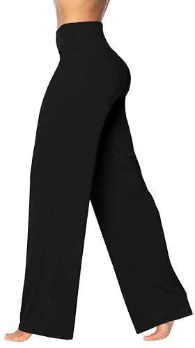 Suzel Women's High Waisted Wide Leg Yoga Pants