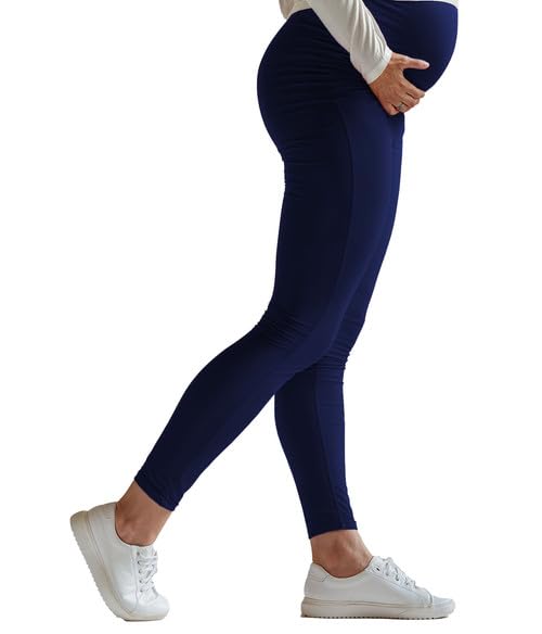 Maternity Leggings for Women - Comfortable Over Belly Band