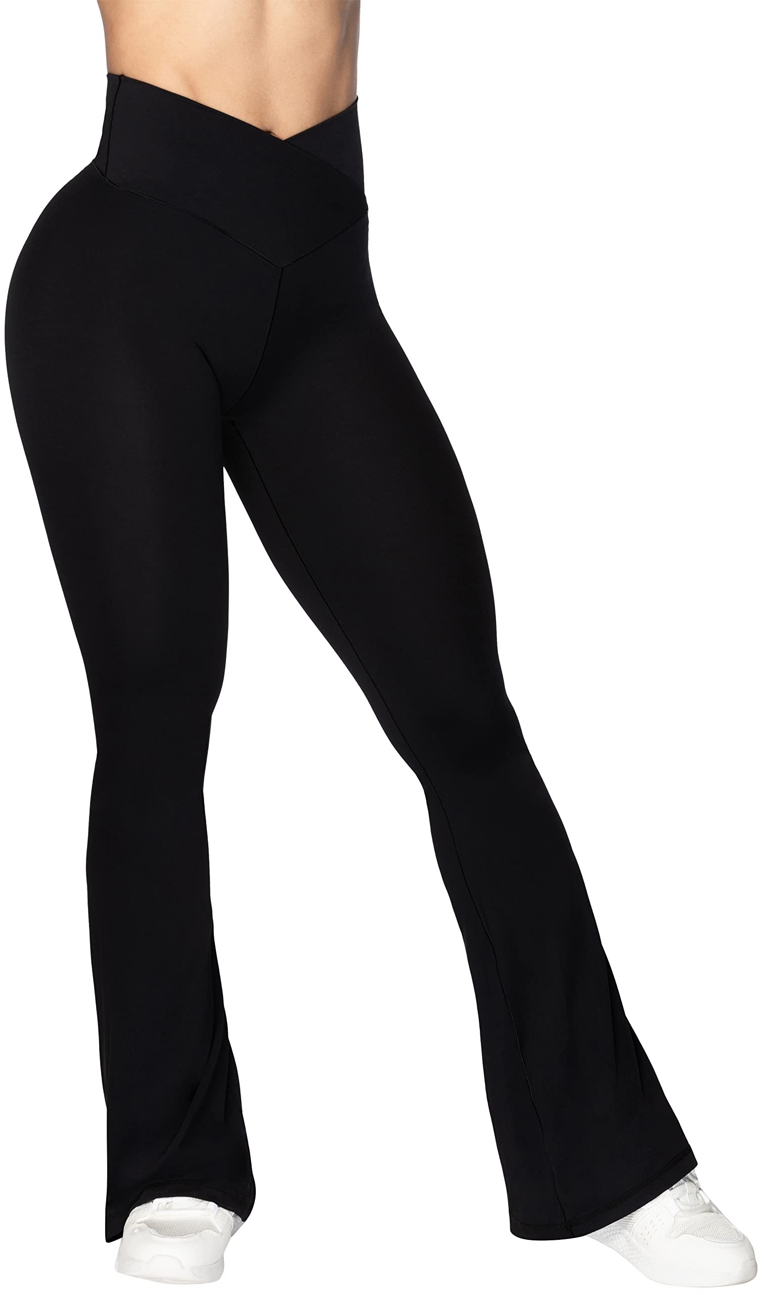 Yoga Leggings with Tummy Control FlareFIT