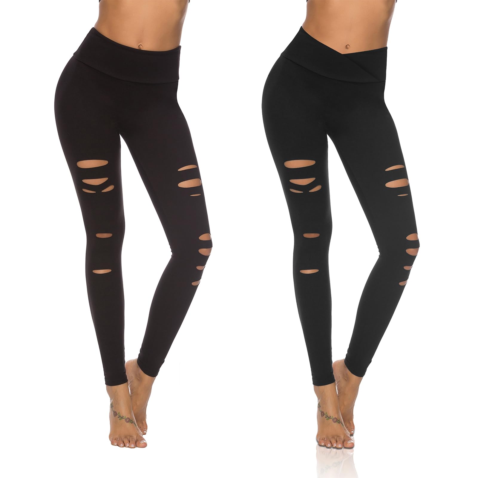 High Waist Yoga Pants for Women: Tummy Control Skinny Leggings
